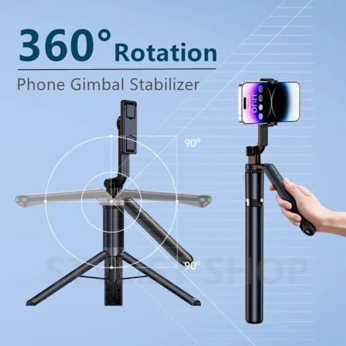 Image of SooPii 3-in-1 Bluetooth Selfie Stick Tripod with Wireless Remote & Fill Light | Foldable & Extendable Mobile Stand for Vlogging, Reels, Zoom | Compatible with Android & iPhone Smartphones