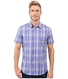 Calvin Klein Men's Short Sleeve Yarn Dye Large Scale W