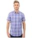 Calvin Klein Men's Short-Sleeve YarnDye Large-Scale Shirt
