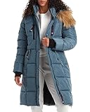 CANADA WEATHER GEAR Damen Winter Jacke Heavy Weight Long Length Bubble...
