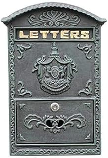 Suggestion Box Ballot Box Drop Box Mailbox European Style Outdoor Retro Vintage Mailboxes Aluminum Wall Mount