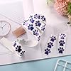 XIHIRCD 500pcs Puppy Paw Stickers, 1 Inch Self-Adhesive Glittery Puppy Paw Decals Cute Dog Paw Stickers Cat for Envelope Books Laptops Bottles Crafts Supplies(Purple) #3