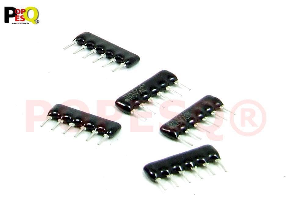 POPESQ® 5 piezas x Resistencia Red 10K 3/6 0.125W #A6078