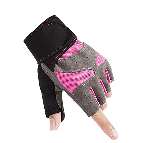 EJDTOP Meia Luvas Ciclismo Dedo para Homens/Mulheres Acolchoado Curto Luvas de Esportes Outdoor Cicl