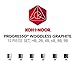 Koh-I-Noor Progresso Woodless Graphite Pencil Set, 6 Degrees, 2 Pencils Per Degree, 12 Pencils (FA8911.12)