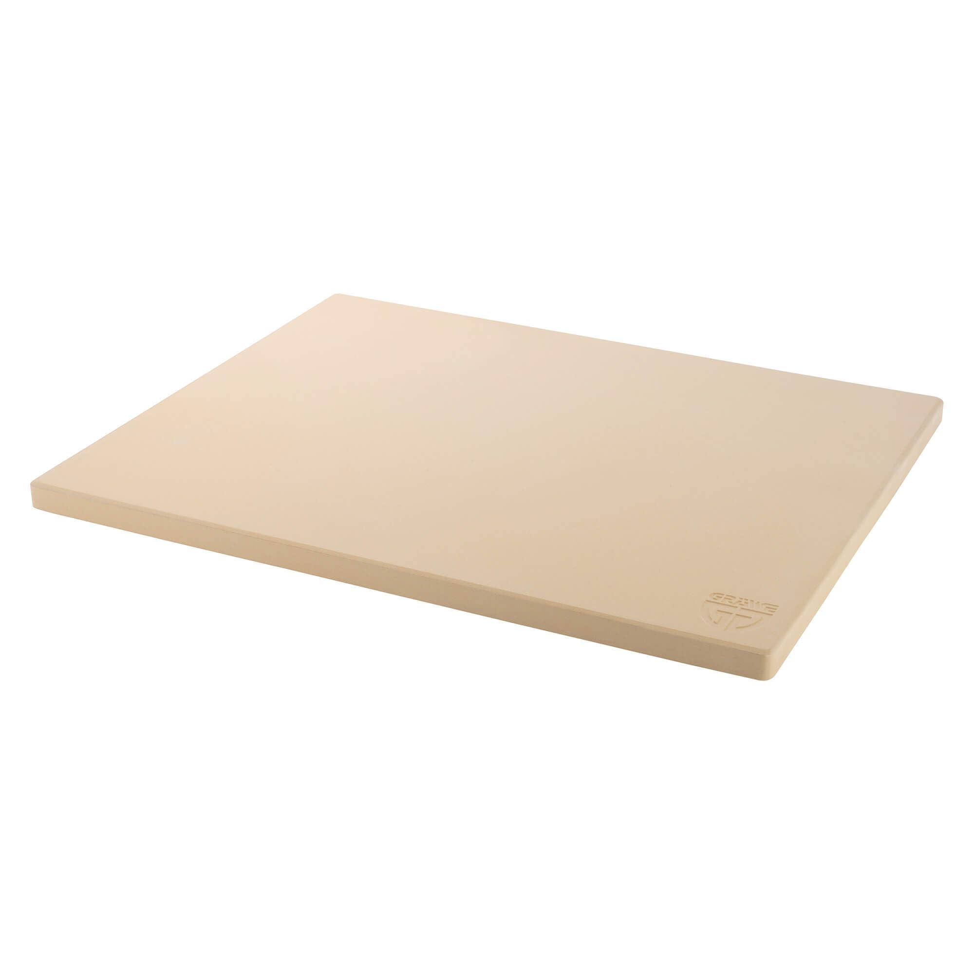 GRÄWE Pierre à pizza rectangulaire en cordiérite 38 x 30 x 1,5 cm pour barbecue à gaz et four - Pierre à pizza pour pizza, pain et tartes flambées - Beige
