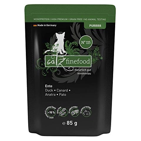 catz finefood Purrrr Ente Monoprotein Katzenfutter nass N° 115 Cover