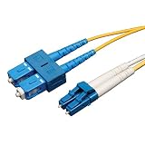 Garantía de por vida Tripp Lite N366-25M 25m 2x LC 2x SC Azul cable de fibra optica - Cable de fibra óptica (2x LC, 2x SC, Macho/Macho, 8,3 µm, 125 µm, Azul)