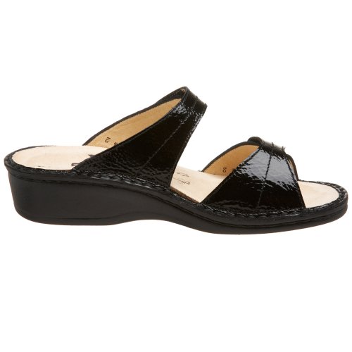 Finn Comfort Women's Catalina Soft Sandal,Black Patent,39 Eu (Us Women's 8 M) #TOP5