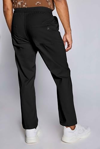 Image of FTX Men Solid Cotton Regular Fit Multicolor Track Pant