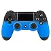 eXtremeRate Shadow Lake Blue Soft Touch Replacement Shell Front Faceplate Cover for PlayStation 4 PS4 Controller Generation 1 and Generation 2
