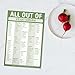 Knock Knock All Out Of Pad (Vegetarian) Shopping List Note Pad, 6 x 9-inches