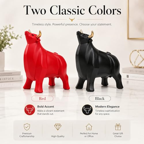 Objets de collection taureaux de Wall Street ornement décoratif unisexe