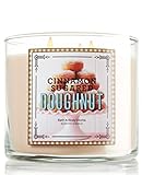 Bath & Body Works Cinnamon Sugared Doughnut 3 Wick Scented Candle 14.5 oz./411 g