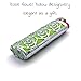 Lucklybestseller Metal Lighter Case Cover Holder Hollow Design for BIC Full Size Lighter J6 (Rose Hollow-Silver)