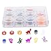 Beaupretty 12 Scatole di Halloween Nail Art Glitter Paillettes Zucca Spider Skull Nail Spruzza Olografica Del Chiodo di Paillette Del Chiodo di Punte di Arte Coriandoli Sticker per Il Trucco