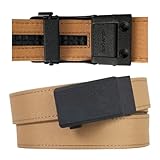 2ND AMEN Ops 1.0 Mens 1.5' Inch Tactical Belt EDC Nylon Ratchet Gun Belt for Concealed Carry. (Large Up to 61' Waist, Tan)