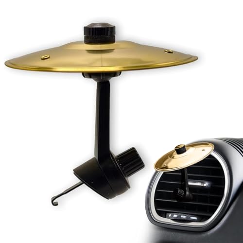 XPEX Cymbale de Voiture, Car Crash Cymbals Air Vent, Voiture Tambour Cymbales pour les Amateurs de Musique,Facile pour Tous les Types de Véhicules