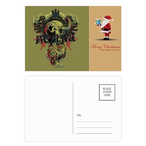 Cartes postales serpent vert lot de 20 pour ne plus manquer de cartes originales