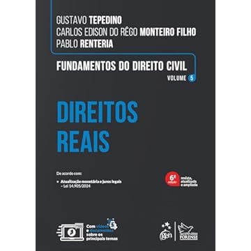 Capa do livro Fundamentos do Direito Civil Direitos Reais Vol. 5 - 6ª Edição 2025