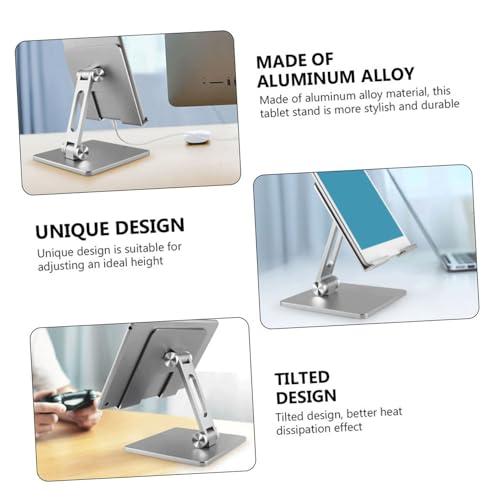 Soporte ajustable de aluminio para laptop y tablet miniatura 6