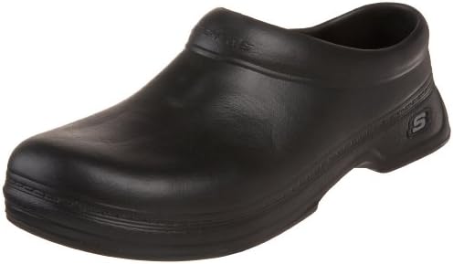 Skechers for Work Men's Balder Clog, Black, 9 M US