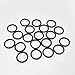 20PCS RC Airplane O Ring Brushless Motor Propeller Protector O Ring Fixed Propeller Protection for RC Plane Helicopter DIY Model Aircraft Parts (Black)