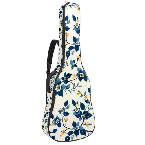Sac de transport pour guitare acoustique anti-choc avec double bandoulière ergonomique