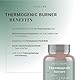 Nullure Thermogener Natürlicher Fettverbrenner | Gewichtsreduktion I Vegan I Grüner Tee + Kurkuma + Ingwer + Berberin + Resveratrol + Knoblauch + Vitamin A + Piperin - 120 Kapseln (2 Monate)