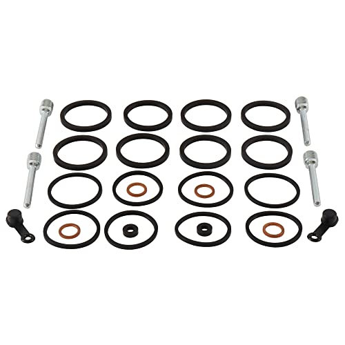 All Balls Racing Front Caliper Rebuild Kit 18-3169 Compatible With/Replacement For Honda CB1100 2013-2014, CBR600RR 2003-2004, CBR954RR 2003, VTR1000SP 2002-2006