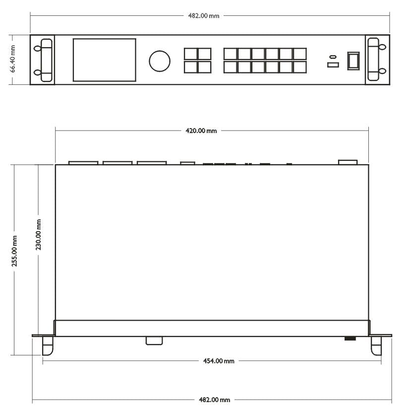 Y8-312 LINSN LED Screen Three-Layer Two-in-one Video Processor
