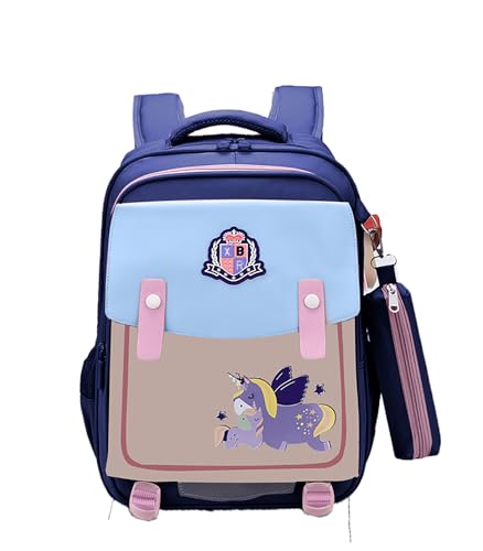 Mochila Infantil Unicórnio para Meninos e Meninas – 3 a 10 anos, Leve e Confortável, Alças Ajustáveis, Ideal para Jardim de Infância e Viagens