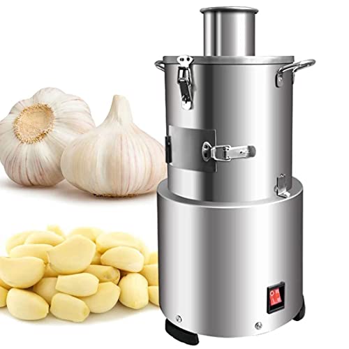 UMJIGF Electric Garlic Peeling Machine, 30kg/h Stainless Steel Whole Garlic Peeling Machine, Commercial Automatic Powerful Garlic Separator, Fast and Labor-Saving, Suitable for Restau,