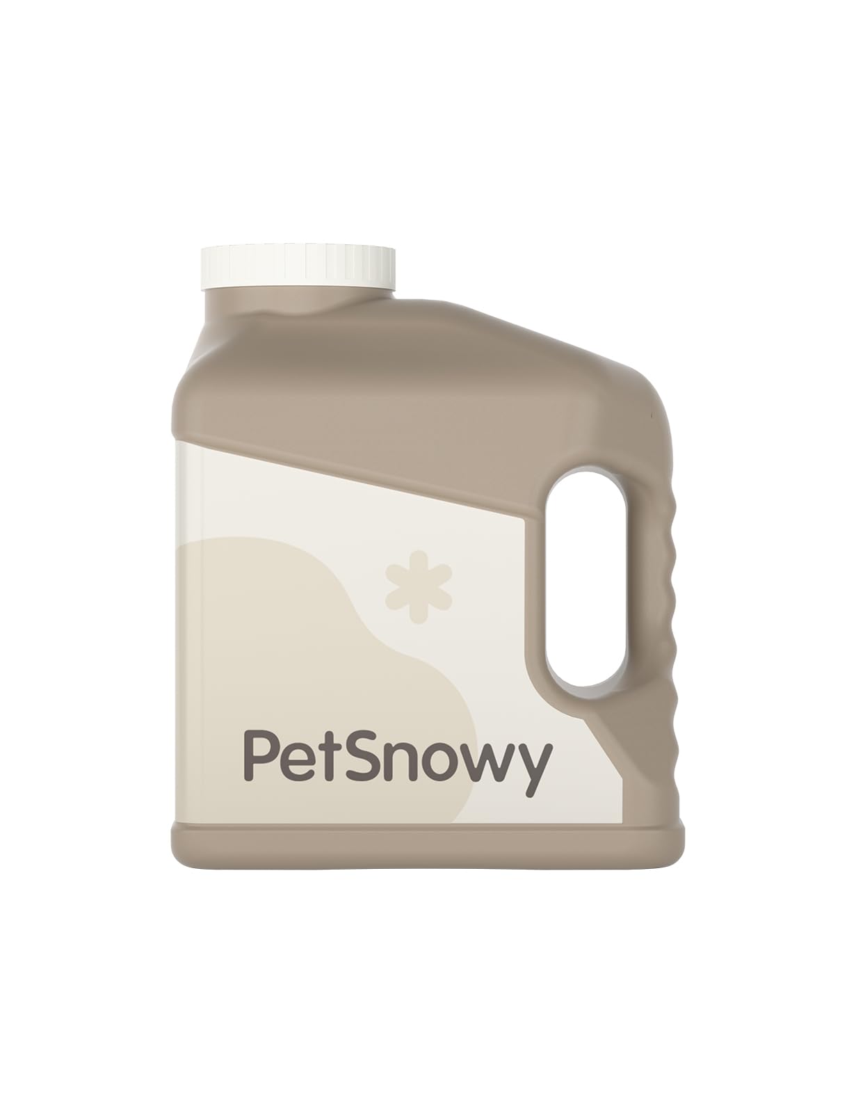 PetSnowyPremium Clumping Cat Litter, Odor Control, Litter Saving, Deodorizing, Antibacterial, Low Dust, Mineral Cat Litter Compatible with Self-Cleaning Cat Litter Tray, 24lbs