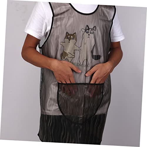 Ipetboom Avental De Corte De Cabelo Corte De Cabelo Capa Salão De Beleza Roupas De Tingimento De Cab