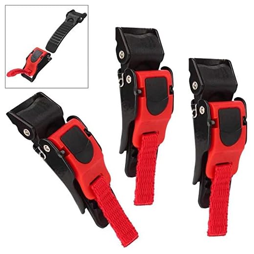 JahyShow 3X Motorcycle Helmet Speed Clip Quick Release Chin Strap Button Pull Buckle Bike