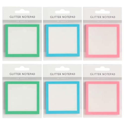 Bloc-notes autocollants à paillettes imperméables au design raffiné