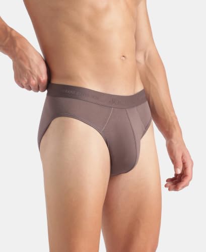 Image of Jockey IC24 Men Tencel Micro Modal Cotton Elastane Stretch Solid Brief with Natural StayFresh Properties