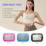 Pedometer for Walking 3D Step Counter with Clock, Accurate Steps Tracker Portable Pedometer with Clip, Simple Walking Step Counter - Image 5