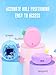 FJIASTB Case for Tamagotchi Paradise, Kids-Friendly Soft Silicone Shockproof Cover with Button Cap (Pink)