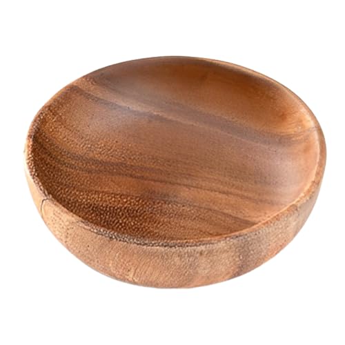 Bol en bois, bol en bois d'acacia solide, saladier en bois, ustensiles de cuisine, grand bol à fruits en bois pour salade, soupe, riz, Housewares Kora, saladier, grand rond, idéal comme saladier en
