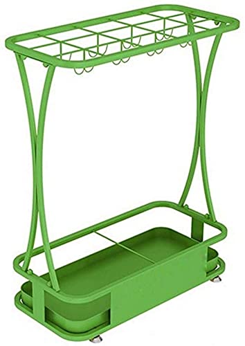 Support en métal robuste pour parapluies avec plateau pour écoles