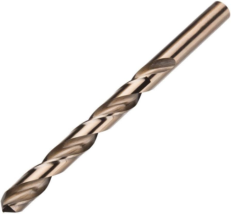 Aexit 3/8" Straight Tool Holder Drill Hole 129mm Length M2 HSS Cobalt Twist Drill Bits 6pcs Model:99as415qo195