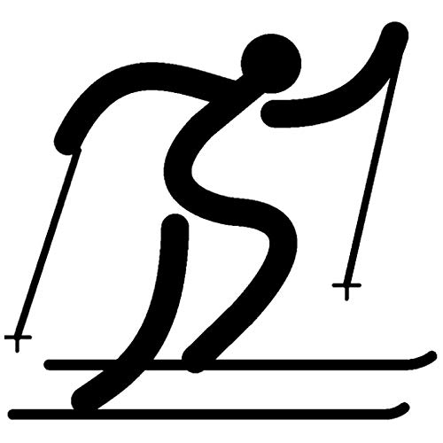 Zemn Etiqueta De La Pared Mural Pegatinas De Esquí De Fondo Vinilos De Motocicleta @ A