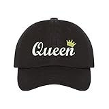 Prfcto Lifestyle Queen Dad hat- Black Baseball Cap- Unisex