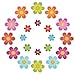 CHICTRY 10/20 pièces Autocollants adhésifs et antidérapants Floraux pour Baignoire salles de Douche et Autres Surfaces glissantes Multicolores Colorful 20Pcs