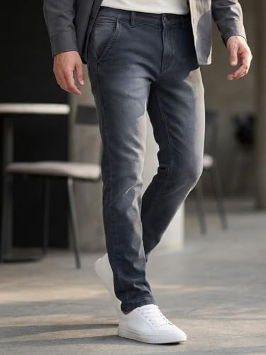 Image of Urbano Fashion Men's Regular Fit Washed Jeans Stretchable