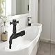 Pissente Antik-Messing Wandmontage-Wasserhahn, G1/2-Zoll-Gewinde Kaltwasser für Waschmaschine und Wäsche