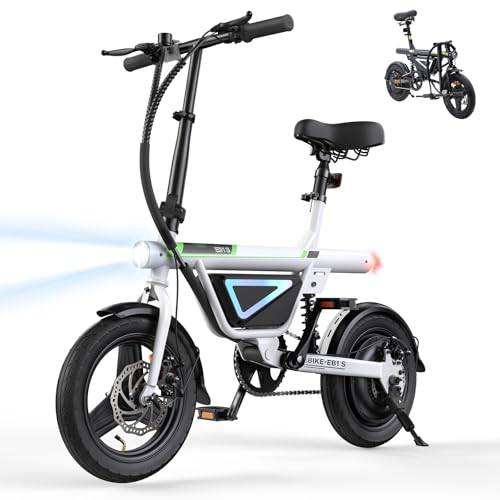 Finbike Elektrofahrräder Klappbar,14/16 Zoll Elektrofahrrad 7.8Ah...