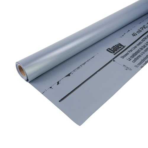 Oatey 6 ft. x 10 ft. 40 mil Gray Shower Pan Liner Roll 4-Pack